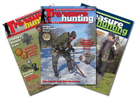 OFFER 2: Treasure Hunting Magazine - 24 issues for £84 - save £19 (post free - UK only)